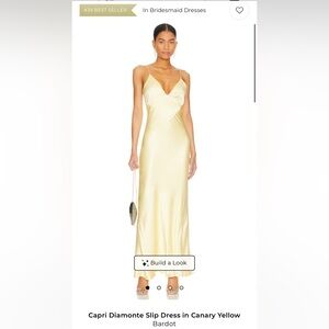 Bardot Canary Yellow Maxi Dress